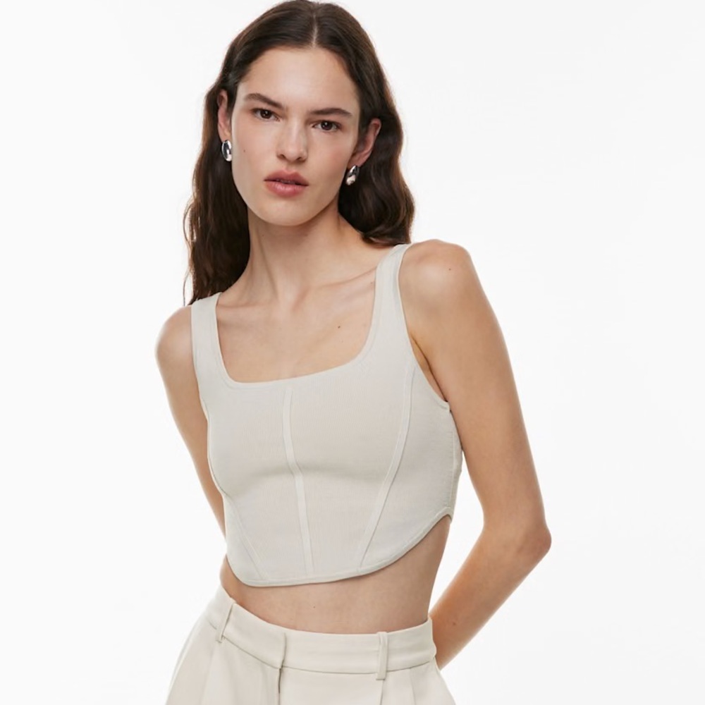 Babaton Bustier Knit Tank